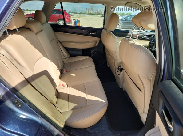 4S4BSBNC3G3283354 2016 SUBARU OUTBACK Blue უკანა სალონის ხედი