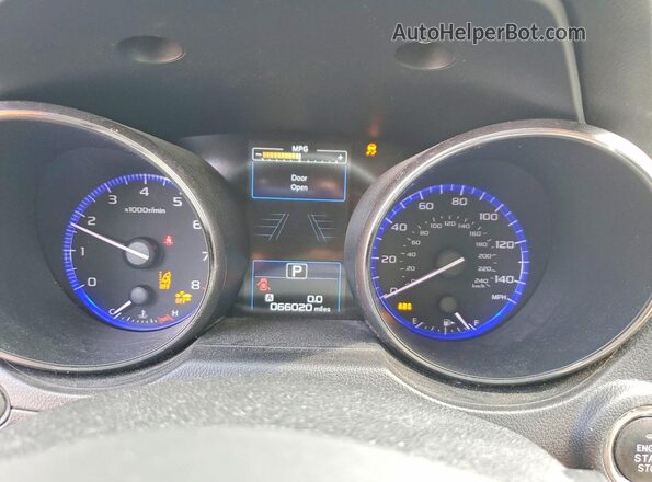4S4BSBNC5G3216724 2016 SUBARU OUTBACK Black Instrument cluster view