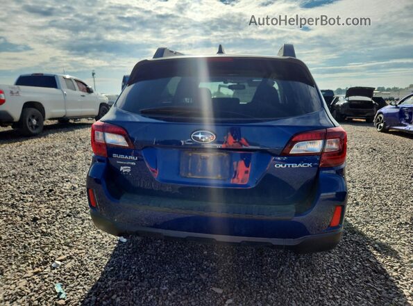 4S4BSBNC5G3260951 2016 SUBARU OUTBACK Blue უკანა ხედი