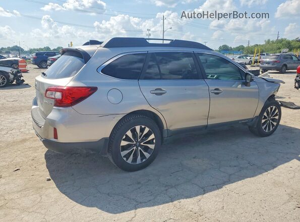 4S4BSBNC5G3321831 2016 SUBARU OUTBACK Silver Tył prawy