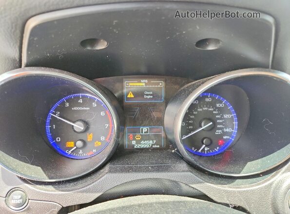 4S4BSBNC9G3259656 2016 SUBARU OUTBACK White Vista del cuadro de instrumentos