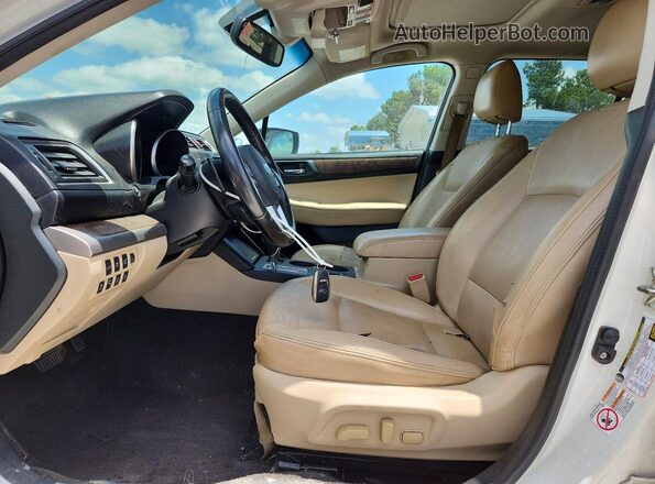 4S4BSBNC9G3259656 2016 SUBARU OUTBACK White Vista interior delantera