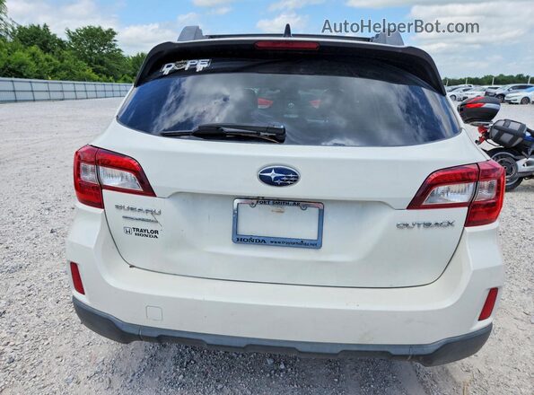 4S4BSBNC9G3259656 2016 SUBARU OUTBACK White Vista trasera