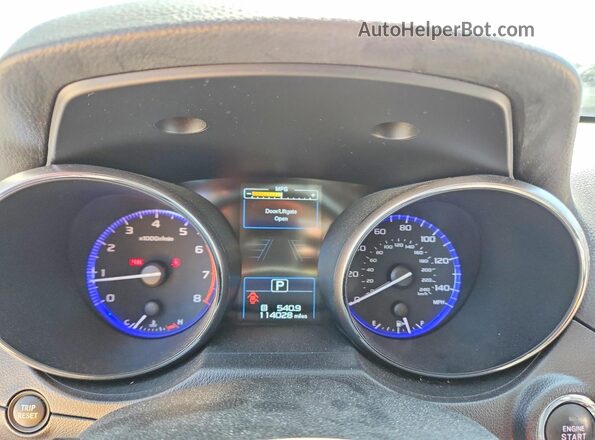 4S4BSBNC9G3354783 2016 SUBARU OUTBACK White Vista del cuadro de instrumentos