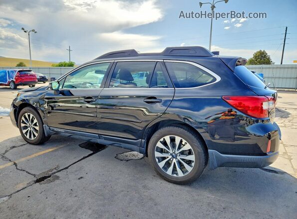 4S4BSBNCXG3206836 2016 SUBARU OUTBACK Черный Задняя левая четверть