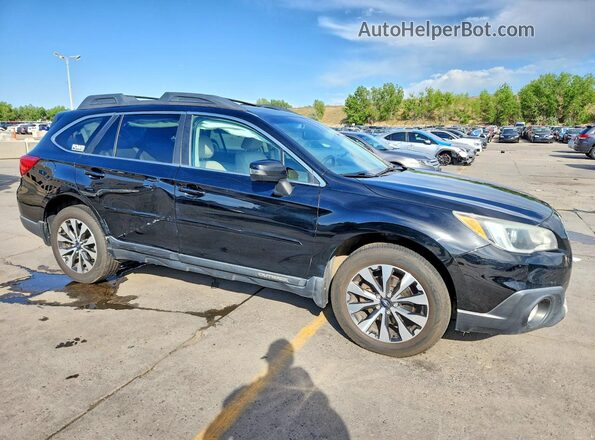 4S4BSBNCXG3206836 2016 SUBARU OUTBACK Черный Передняя правая четверть