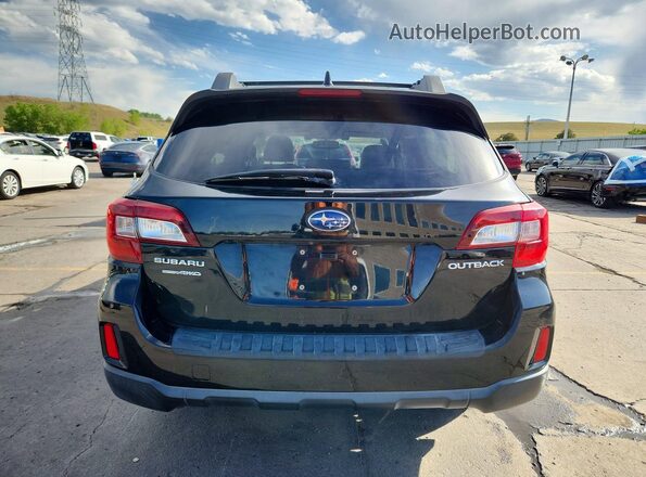 4S4BSBNCXG3206836 2016 SUBARU OUTBACK Черный Вид сзади