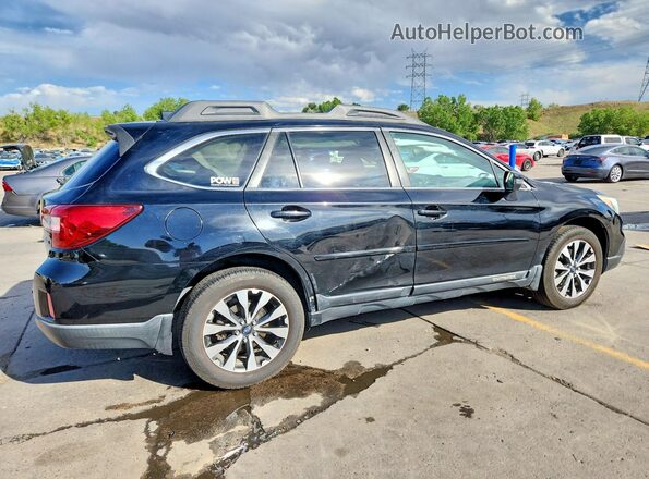 4S4BSBNCXG3206836 2016 SUBARU OUTBACK Черный Задняя правая четверть