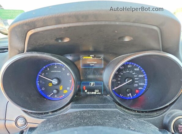 4S4BSBNCXG3212068 2016 SUBARU OUTBACK Серебряный Вид щитка приборов