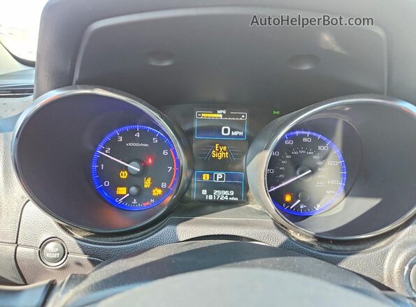 4S4BSBNCXG3301610 2016 SUBARU OUTBACK Белый Вид щитка приборов