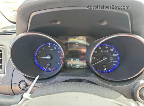 4S4BSBNCXG3354999 2016 SUBARU OUTBACK Black Вид щитка приладів