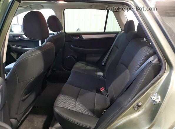 4S4BSCDC2G3233178 2016 SUBARU OUTBACK Green Vista de los asientos traseros