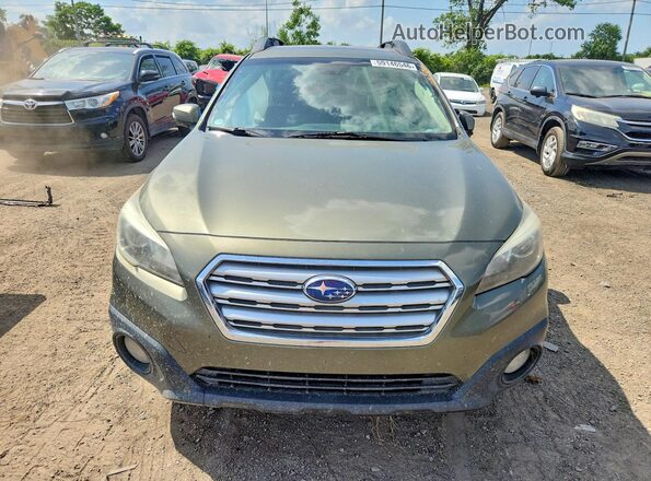 4S4BSCNC0G3244808 2016 SUBARU OUTBACK Green Widok z przodu