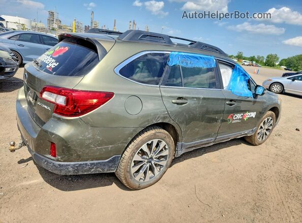 4S4BSCNC0G3244808 2016 SUBARU OUTBACK Green Tył prawy