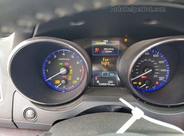 4S4BSEJC8K3366357 2019 SUBARU OUTBACK Green Սարքավորումների վահանակի տեսք