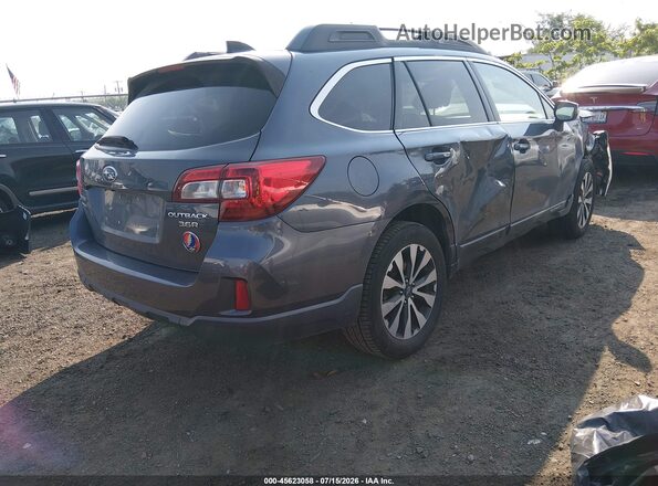 4S4BSEJC9G3239754 2016 SUBARU OUTBACK Dark Blue Tył prawy