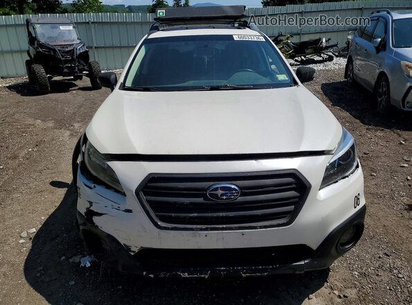 4S4BSENC0G3200836 2016 SUBARU OUTBACK White Front view