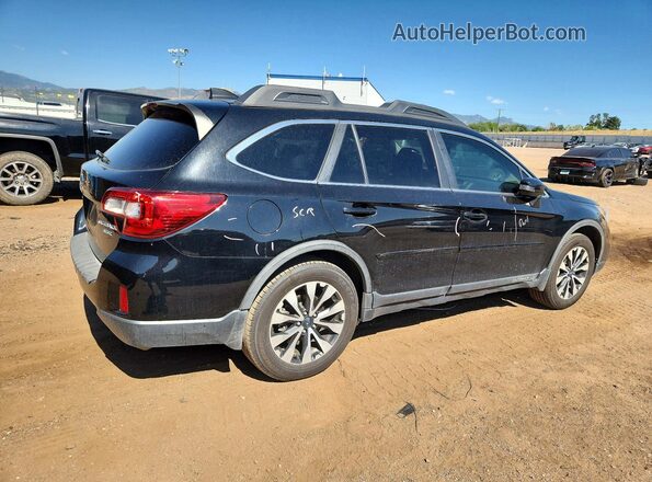 4S4BSENC0G3247736 2016 SUBARU OUTBACK Черный Задняя правая четверть