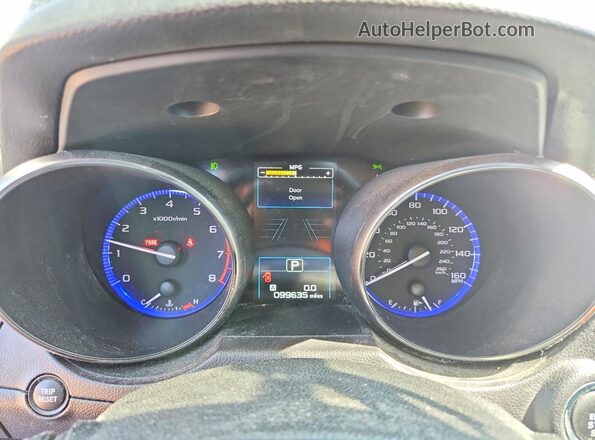 4S4BSENC0G3247736 2016 SUBARU OUTBACK Черный Вид щитка приборов