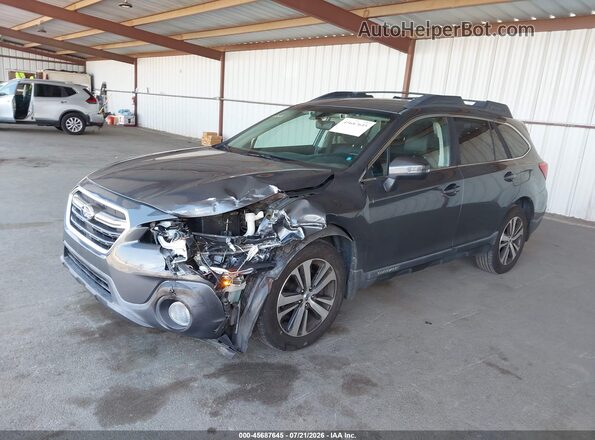 4S4BSENC0J3201265 2018 SUBARU OUTBACK Gray Przód lewy