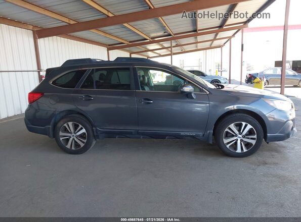 4S4BSENC0J3201265 2018 SUBARU OUTBACK Gray Widok wnętrza z tyłu
