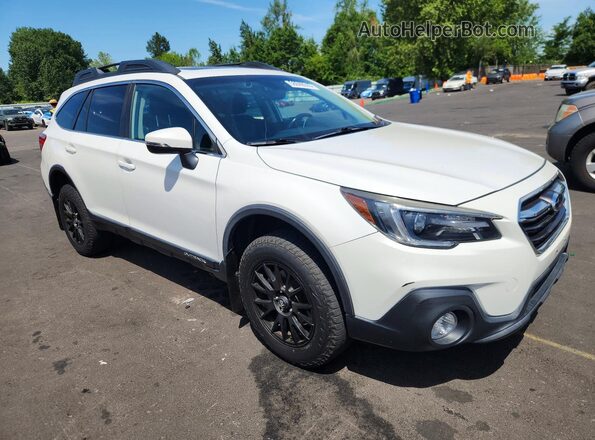 4S4BSENC0K3313534 2019 SUBARU OUTBACK White Przód prawy