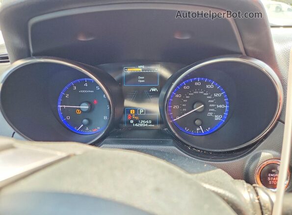 4S4BSENC0K3313534 2019 SUBARU OUTBACK White Widok zestawu wskaźników