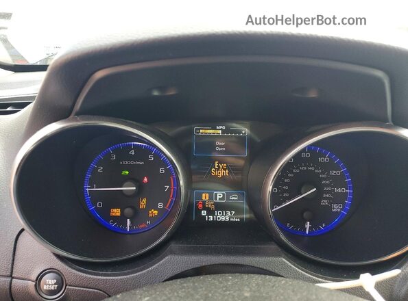 4S4BSENC1G3241900 2016 SUBARU OUTBACK Blue Widok zestawu wskaźników