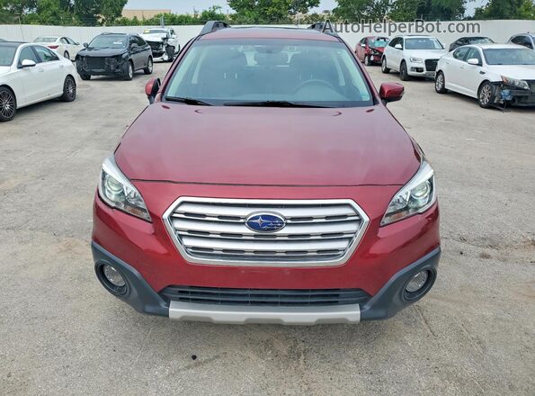 4S4BSENC1G3359901 2016 SUBARU OUTBACK Red Widok z przodu