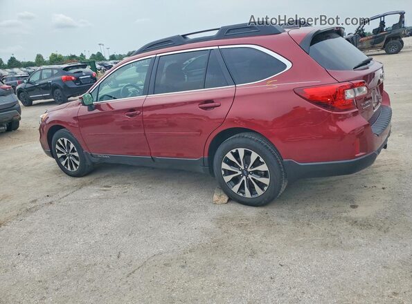 4S4BSENC1G3359901 2016 SUBARU OUTBACK Red Tył lewy