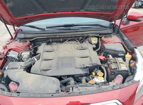 4S4BSENC1G3359901 2016 SUBARU OUTBACK Red Widok komory silnika