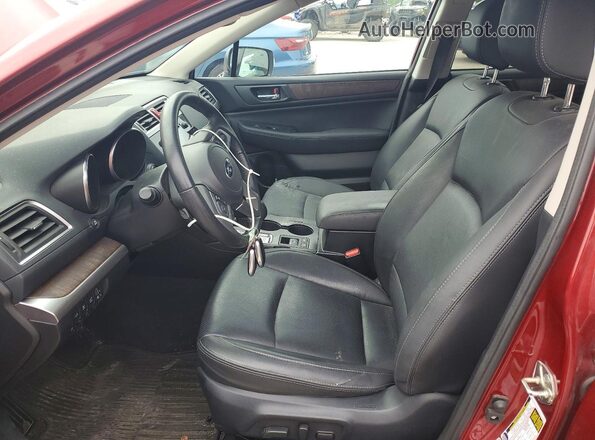 4S4BSENC1G3359901 2016 SUBARU OUTBACK Red Widok wnętrza z przodu