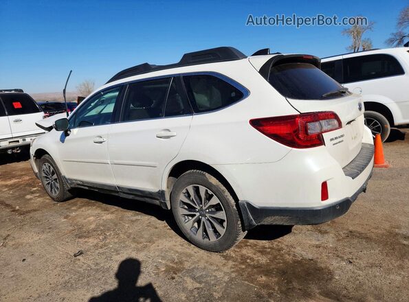 4S4BSENC1H3206467 2017 SUBARU OUTBACK Белый Задняя левая четверть