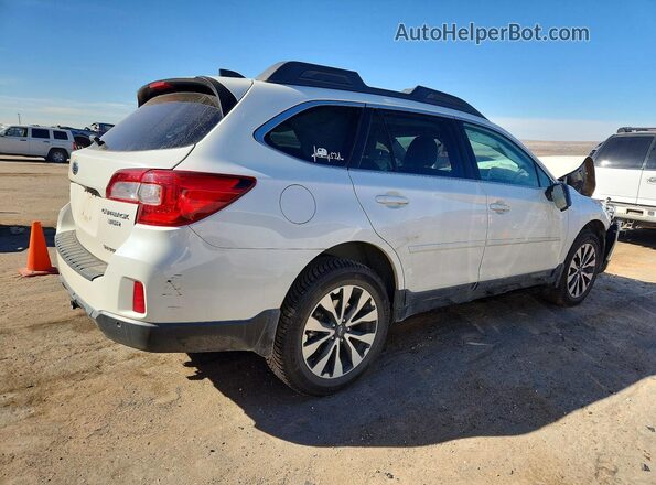 4S4BSENC1H3206467 2017 SUBARU OUTBACK Белый Задняя правая четверть