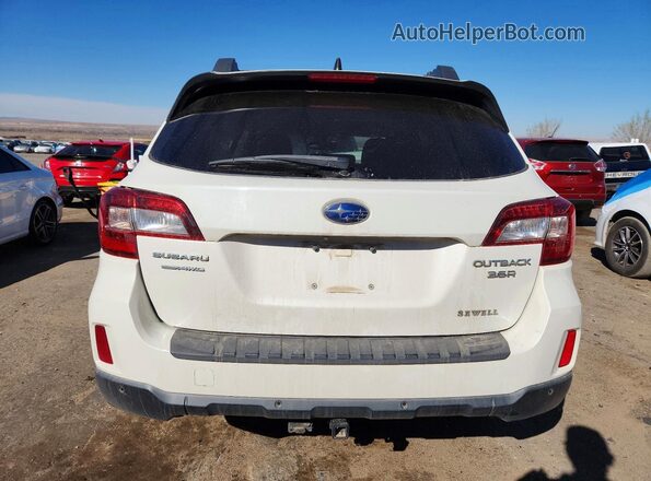 4S4BSENC1H3206467 2017 SUBARU OUTBACK Белый Вид сзади