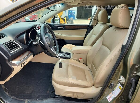 4S4BSENC1H3265485 2017 SUBARU OUTBACK Green Widok wnętrza z przodu