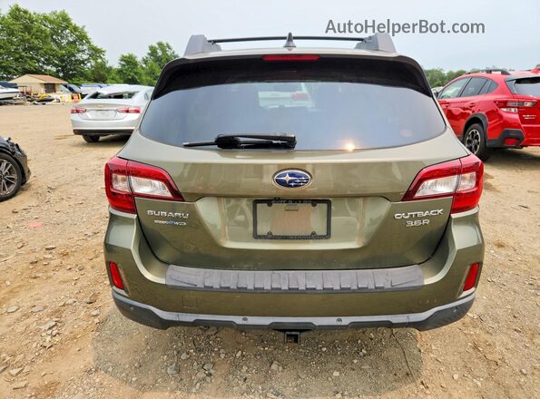 4S4BSENC1H3265485 2017 SUBARU OUTBACK Green Widok z tyłu