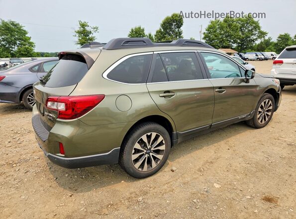 4S4BSENC1H3265485 2017 SUBARU OUTBACK Green Tył prawy