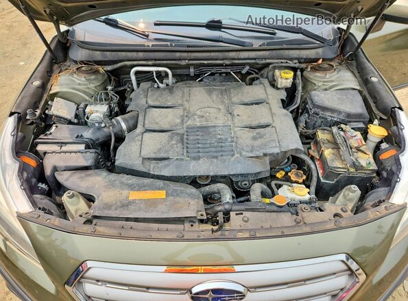 4S4BSENC1H3265485 2017 SUBARU OUTBACK Green Widok wnętrza z tyłu