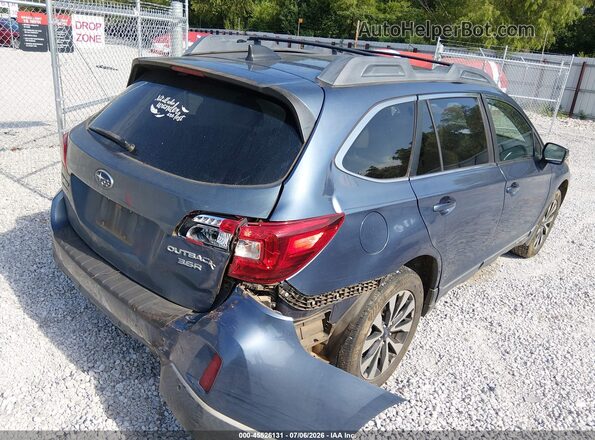 4S4BSENC1H3279452 2017 SUBARU OUTBACK Blue Задня права чверть