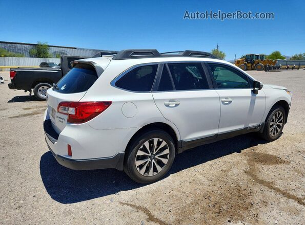 4S4BSENC1H3396156 2017 SUBARU OUTBACK Белый Задняя правая четверть