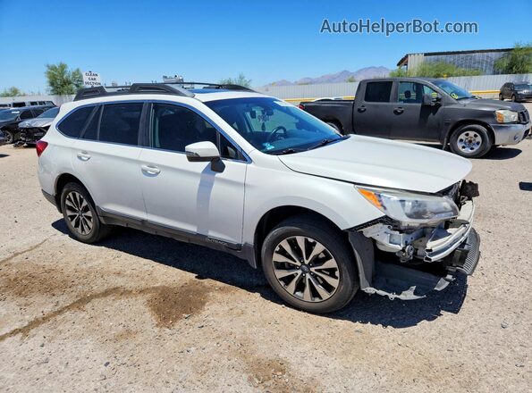 4S4BSENC1H3396156 2017 SUBARU OUTBACK Белый Передняя правая четверть