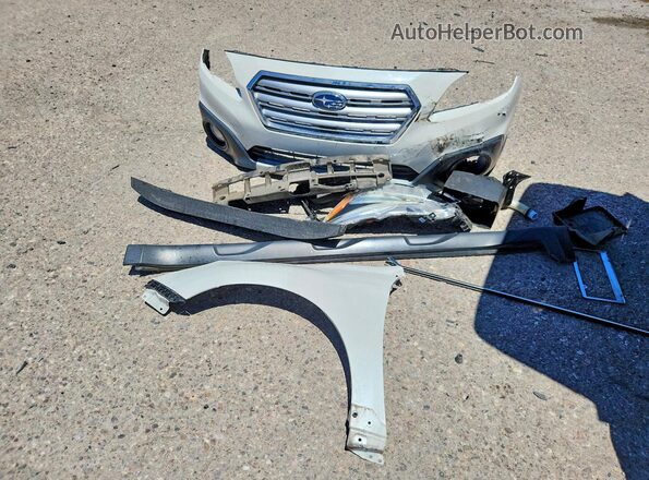 4S4BSENC1H3396156 2017 SUBARU OUTBACK Белый Вид подкапотного пространства