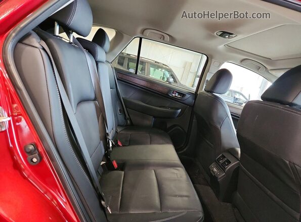 4S4BSENC1J3336142 2018 SUBARU OUTBACK Red Вид задніх сидінь