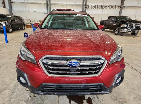 4S4BSENC1J3336142 2018 SUBARU OUTBACK Red Вид спереду