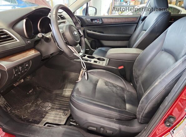 4S4BSENC1J3336142 2018 SUBARU OUTBACK Red Вид салону спереду