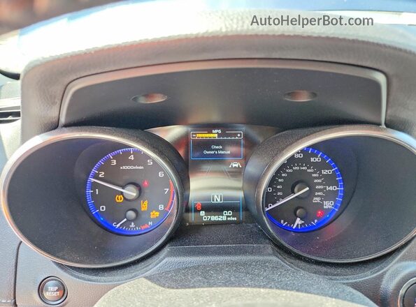 4S4BSENC1K3327944 2019 SUBARU OUTBACK Blue Вид щитка приладів