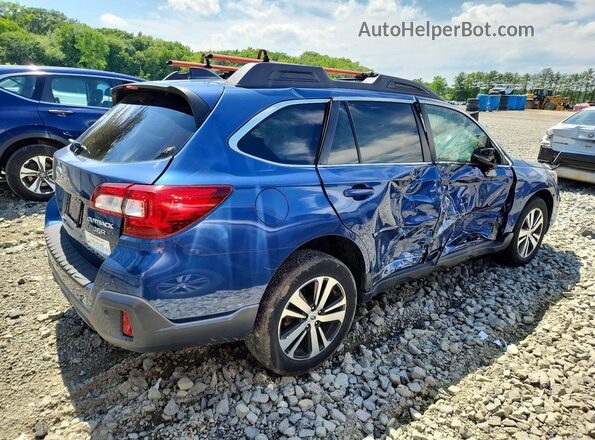 4S4BSENC1K3327944 2019 SUBARU OUTBACK Blue Задня права чверть