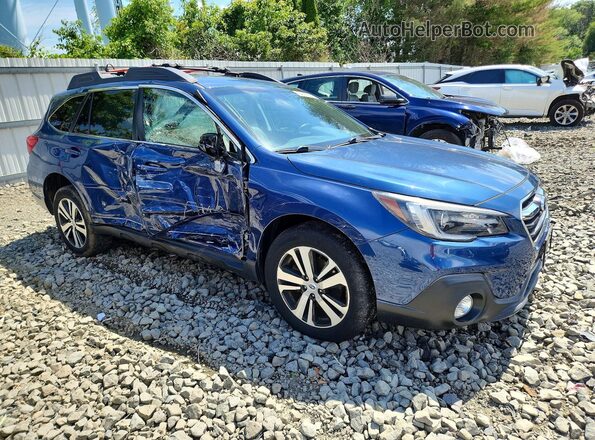 4S4BSENC1K3327944 2019 SUBARU OUTBACK Blue Передня права чверть