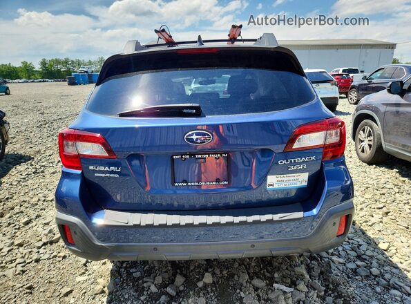 4S4BSENC1K3327944 2019 SUBARU OUTBACK Blue Вид ззаду